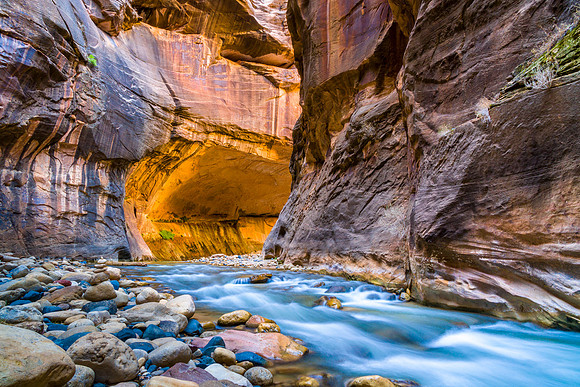 Winter Narrows - Zion National Park